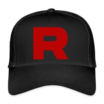 Rocket Go - Trucker Cap - Schwarz/Schwarz - Vorne