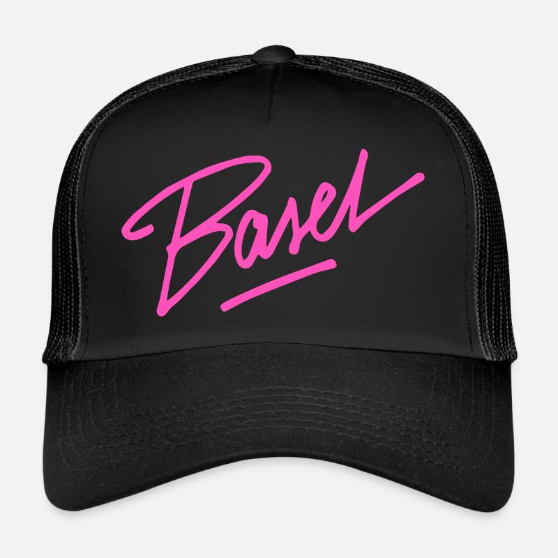 Basel - Trucker Cap - Schwarz/Schwarz