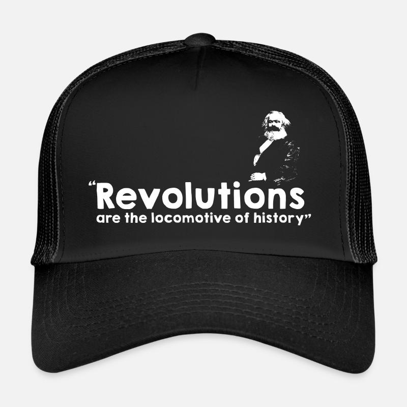 Revolutions - Karl Marx - Trucker Cap - black/black