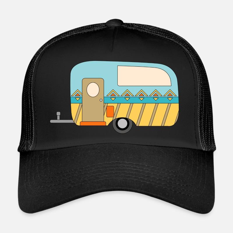 Caravane Camping Drôle Casquette trucker 