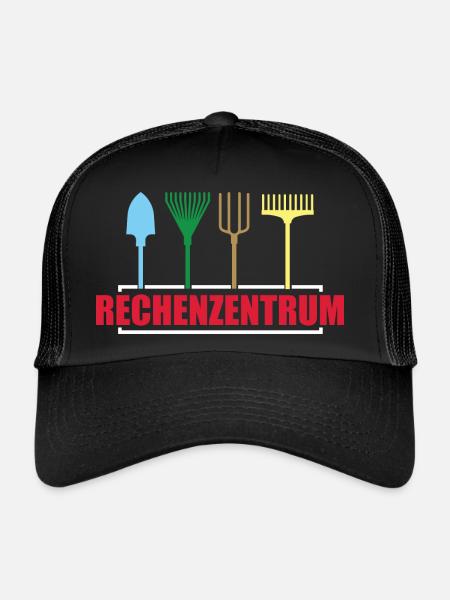 Rechenzentrum Gärtner - Trucker Cap - Schwarz/Schwarz