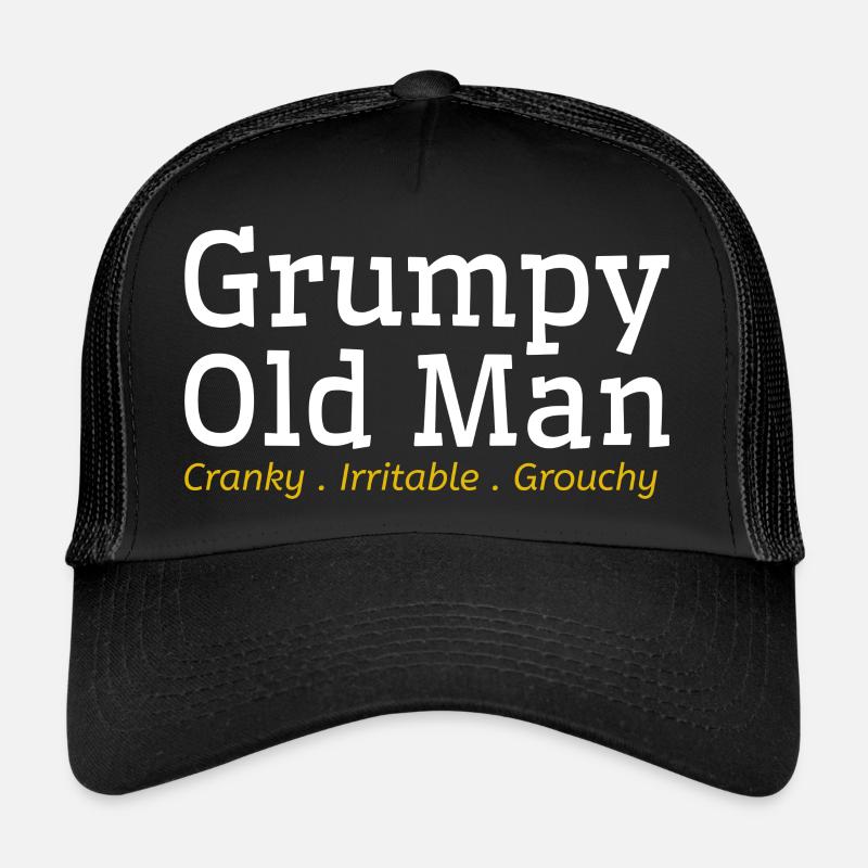 Grumpy Old Man Trucker Cap