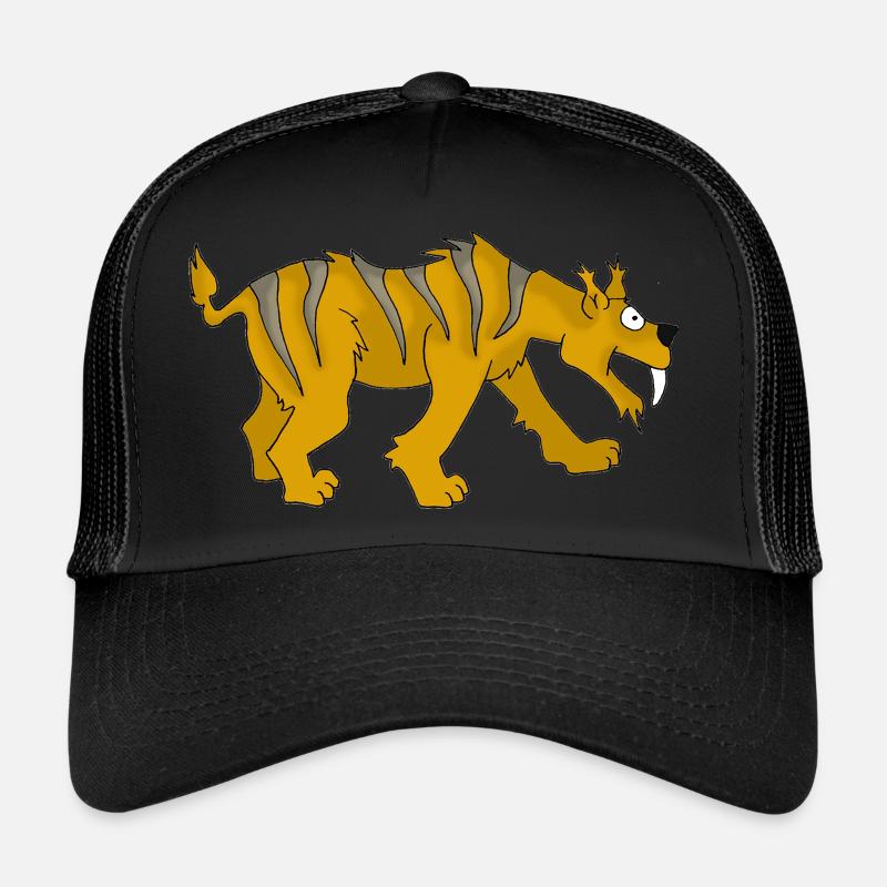 Titre à dents de sabre Casquette trucker 