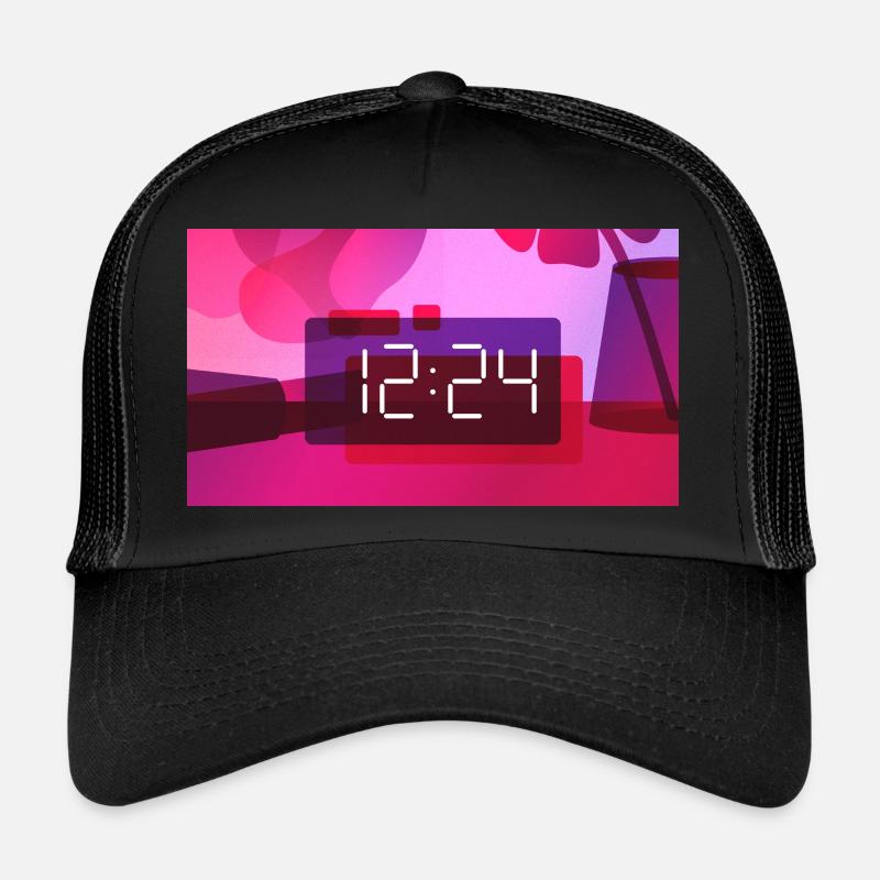 Time – 12:24 PM Trucker Cap