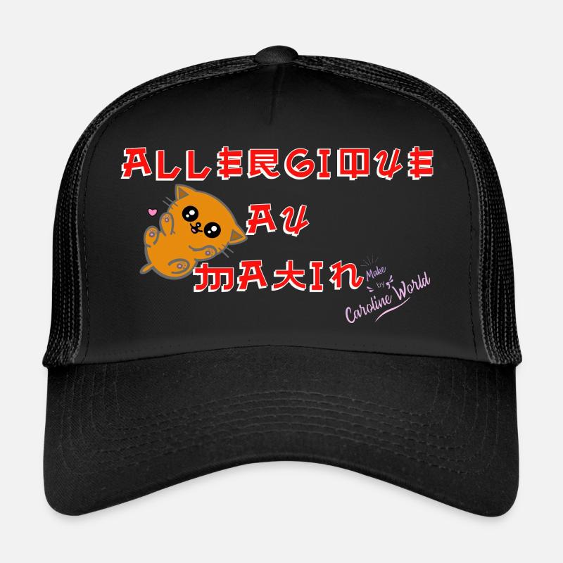 Allergique au matin.Vb Casquette trucker 