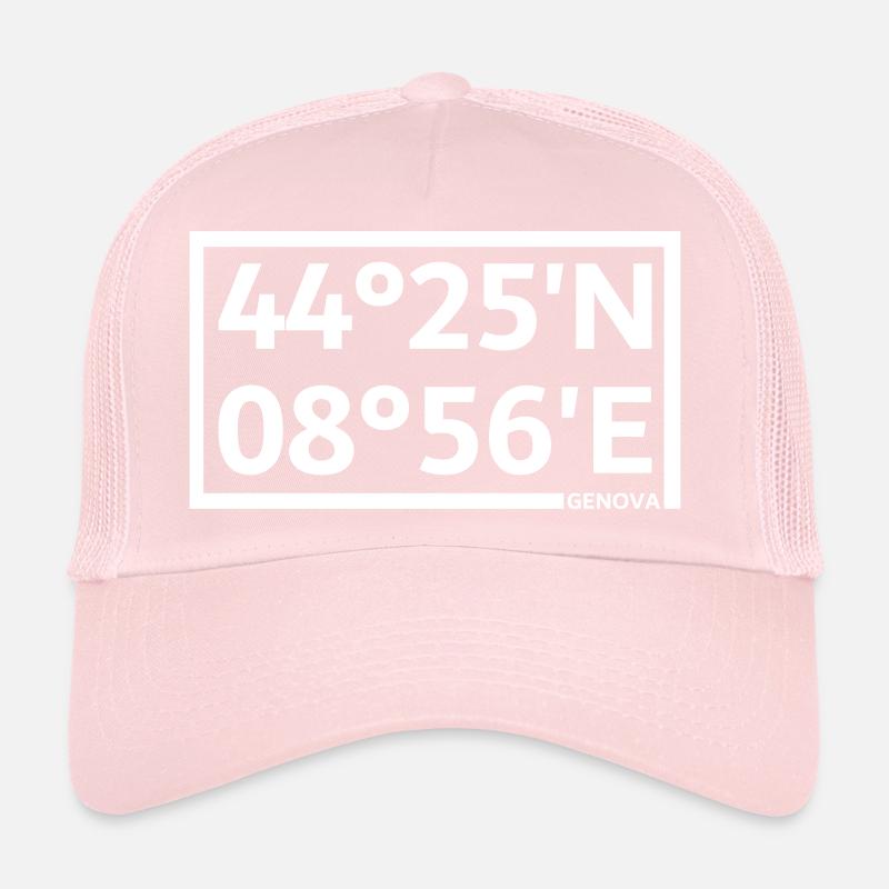 Coordonnées de Gênes Casquette trucker 