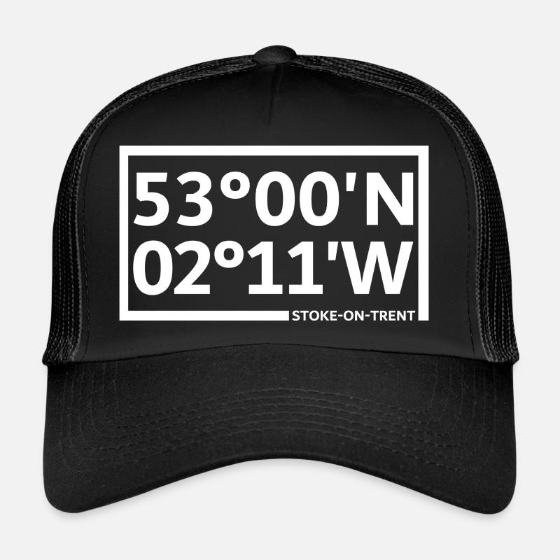 Coordonnées de Stoke-on-Trent Casquette trucker 