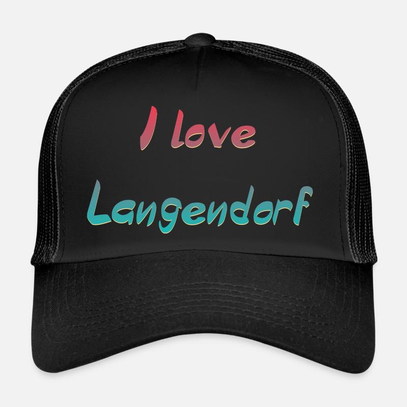 Langendorf - Trucker Cap - Schwarz/Schwarz