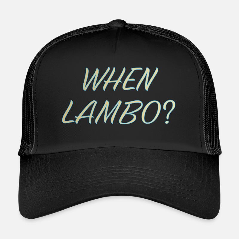 WHEN LAMBO IGLOO Trucker Cap