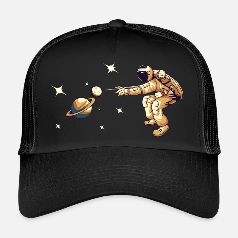 Snooker Pool Billiards - Trucker Cap - black/black