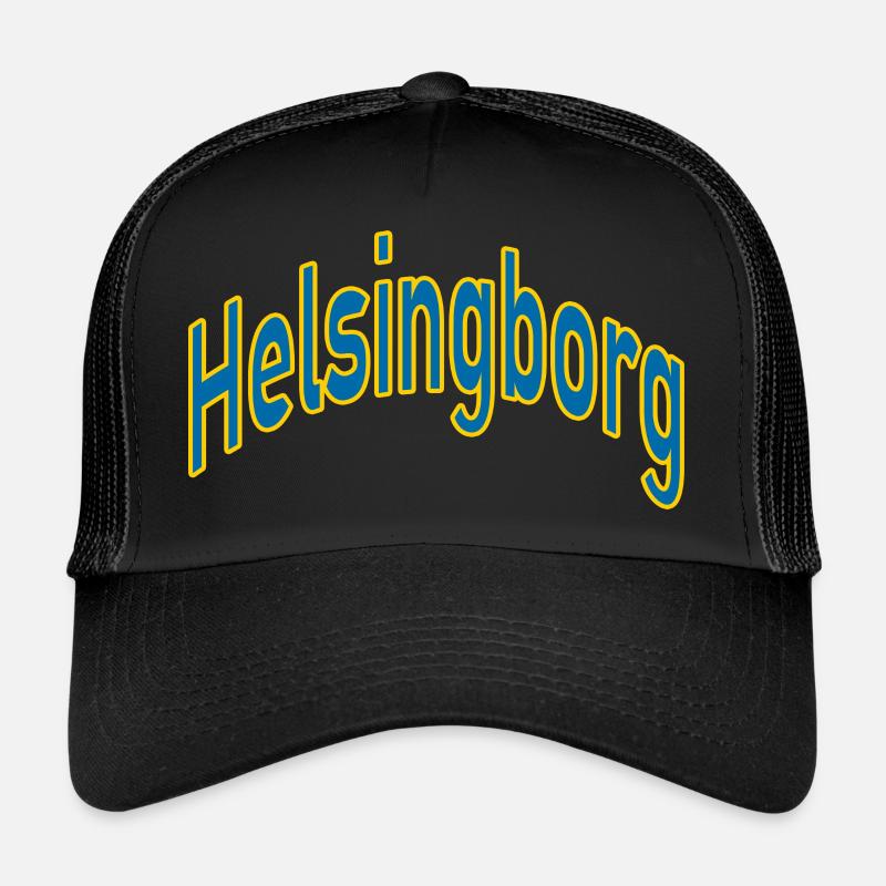Helsingborg - Trucker Cap - Schwarz/Schwarz