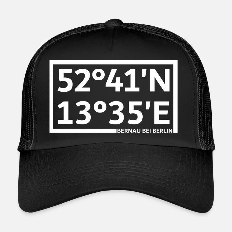 Coordonnées de Bernau bei Berlin Casquette trucker 