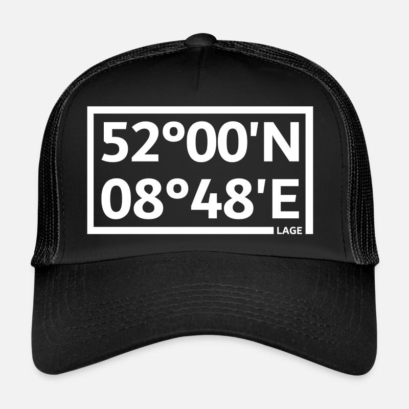 Location coordinates Trucker Cap