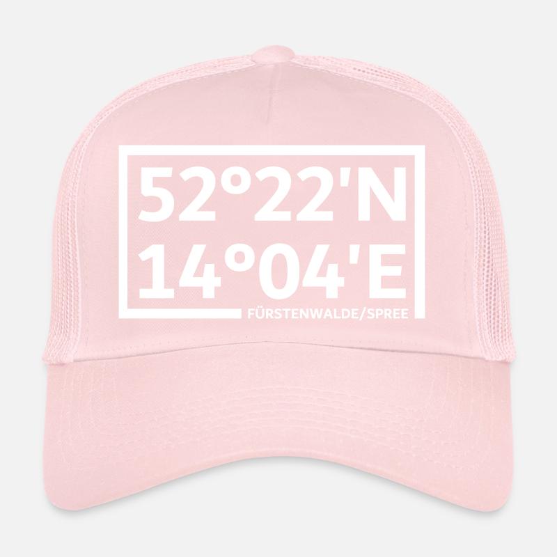 Coordonnées Fürstenwalde/Spree Casquette trucker 