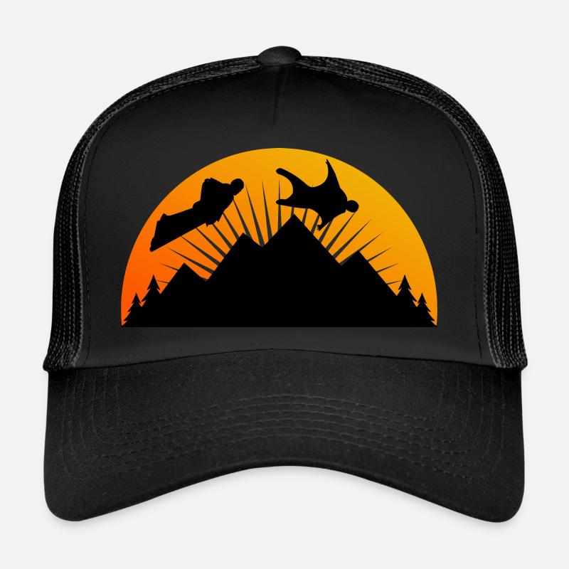Wingsuit fliegen Base Jumping Skydiving Retro Trucker Cap