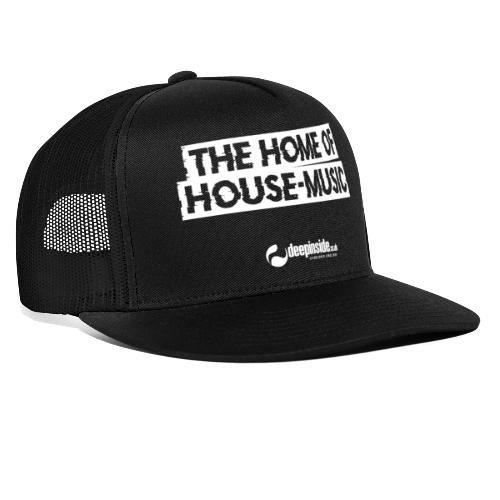 The home of House-Music since 2005 white - Trucker Cap