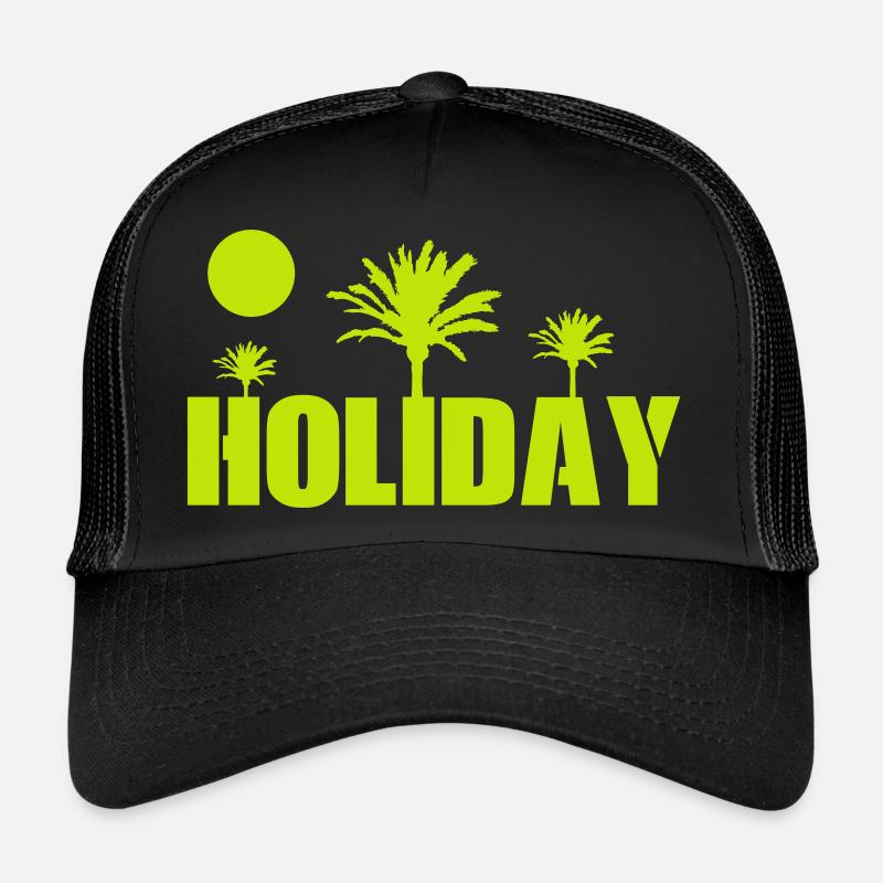 holiday - Trucker Cap - Schwarz/Schwarz