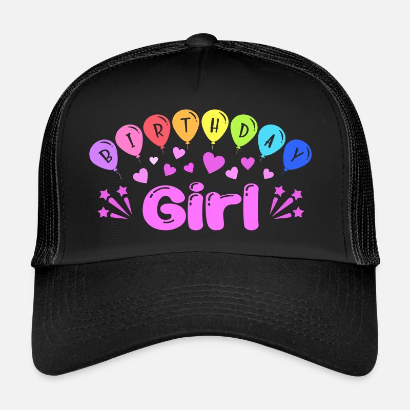 Fille d’anniversaire Casquette trucker 