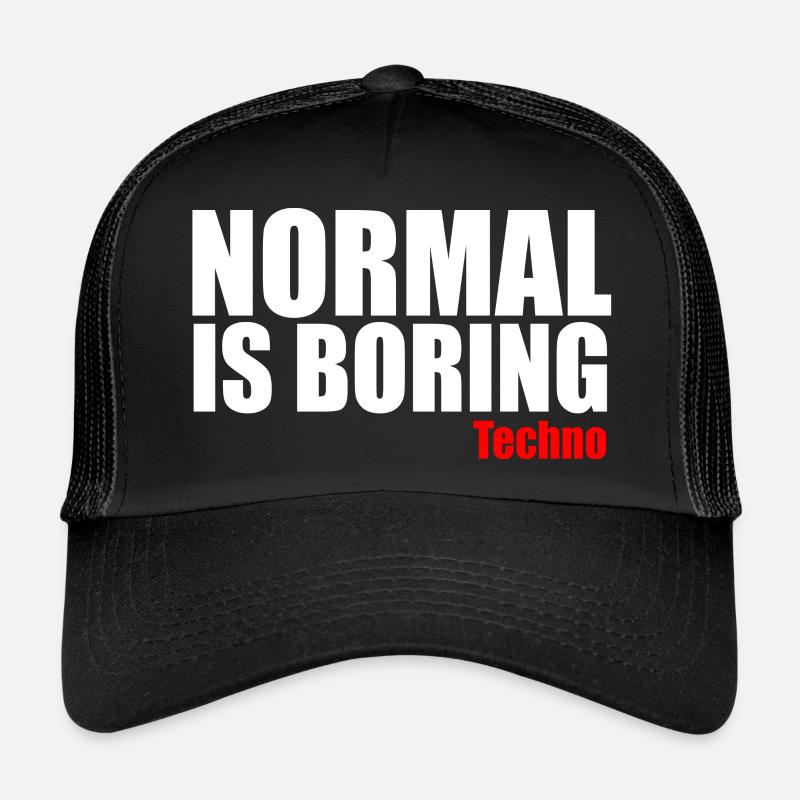 Normal est ennuyeux citation techno Casquette trucker 