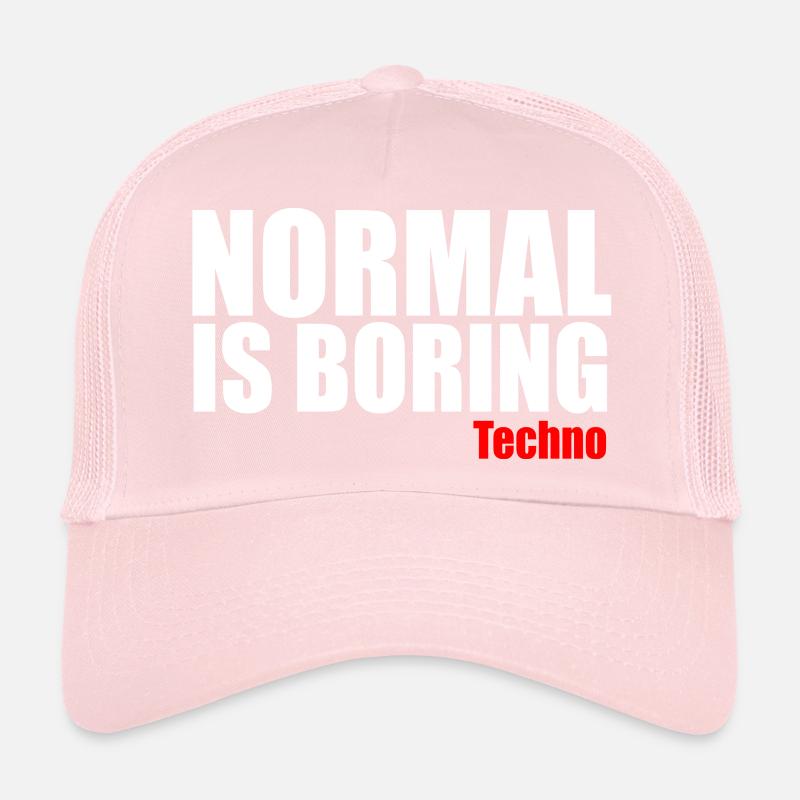 Normal est ennuyeux citation techno Casquette trucker 