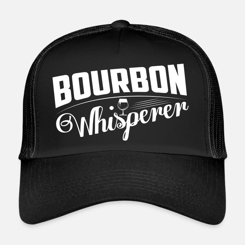 Bourbon Whisperer Whiskey Drinking Trucker Cap