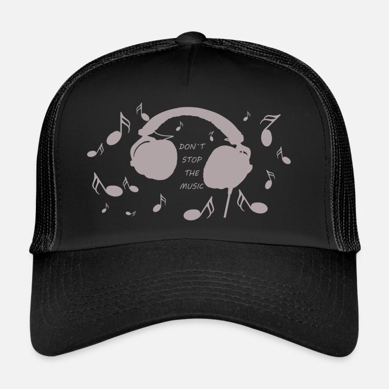 Don ́Stop the Music Grey Casquette trucker 