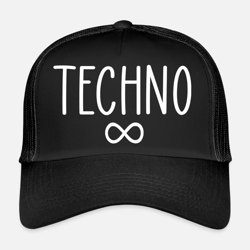 Techno pour toujours Casquette trucker 