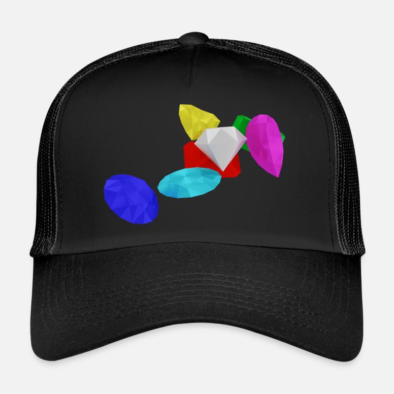 Pierres précieuses Casquette trucker 