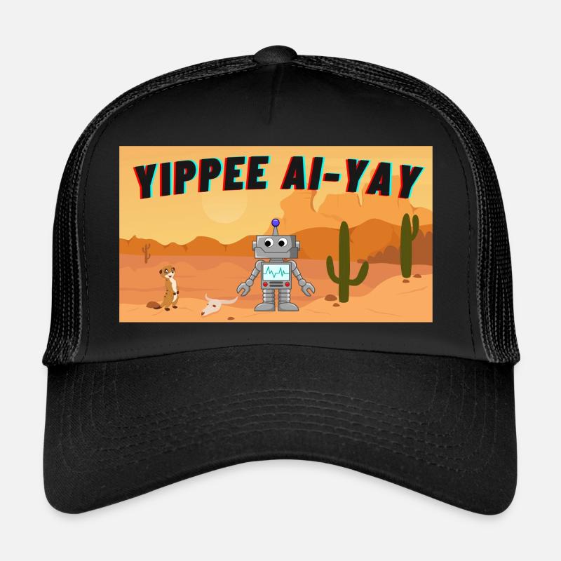 AI meets prairie Trucker Cap