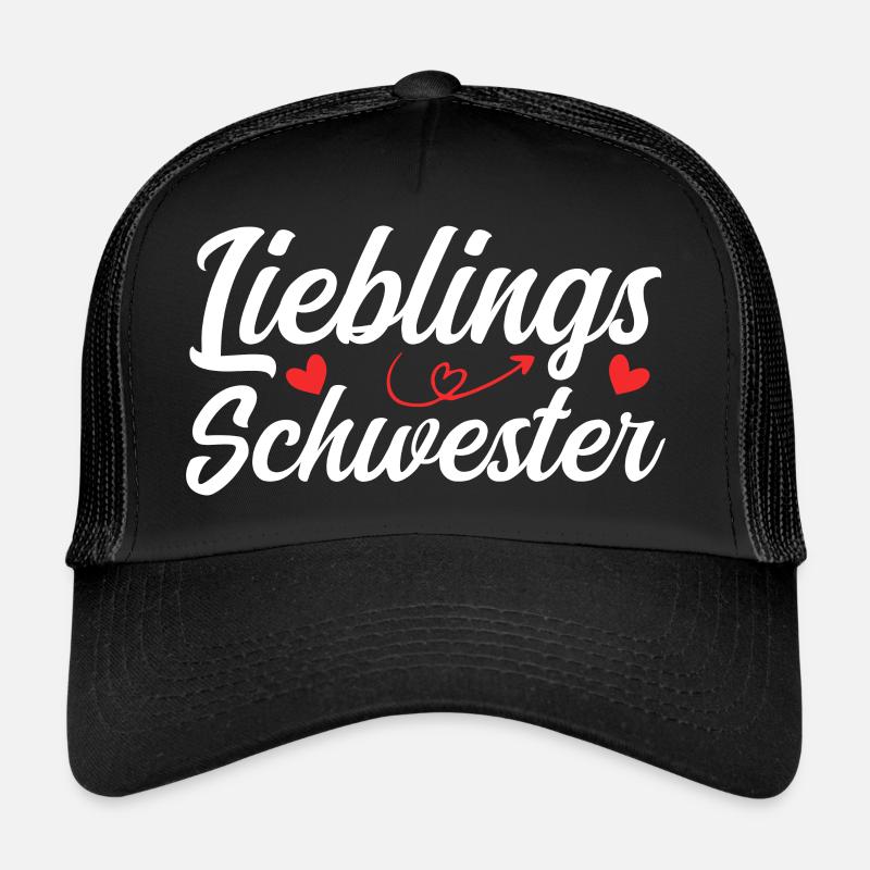 Lieblingsschwester Geschenk Geschenkidee Schwester Trucker Cap