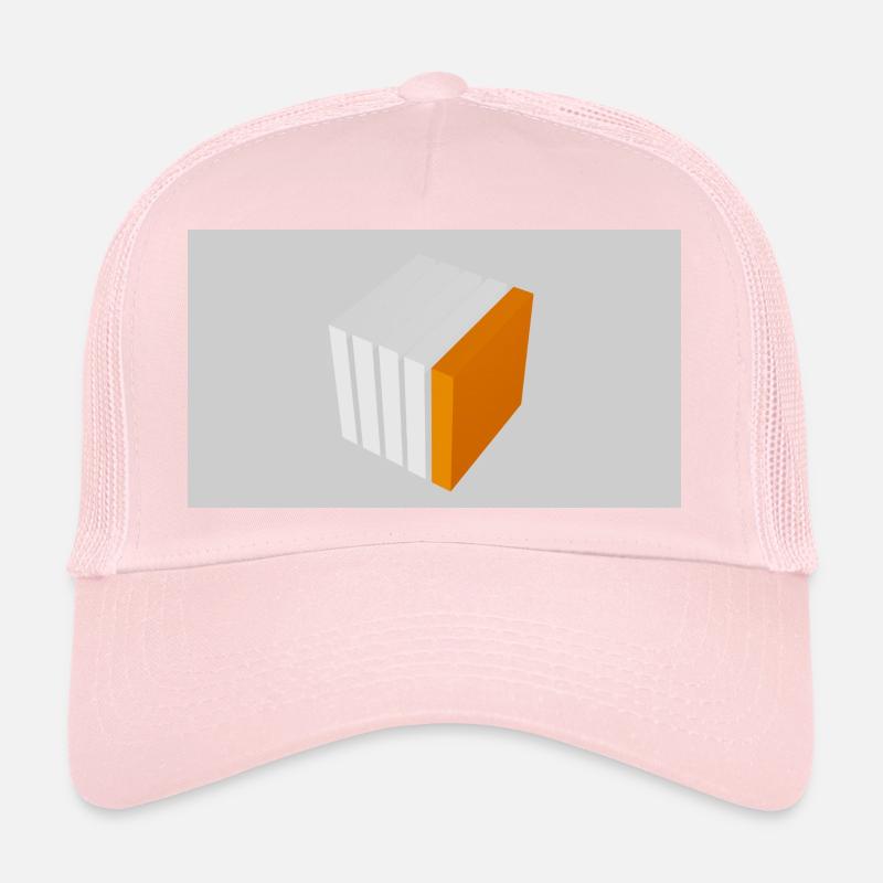 Cube à fendre orange Casquette trucker 