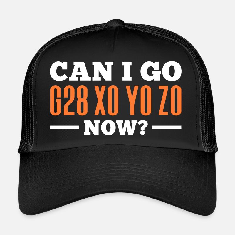 Puis-je passer à la commande numérique par machiniste Code métal Casquette trucker 