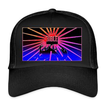 BIBEL - Trucker Cap - Schwarz/Schwarz - Vorne