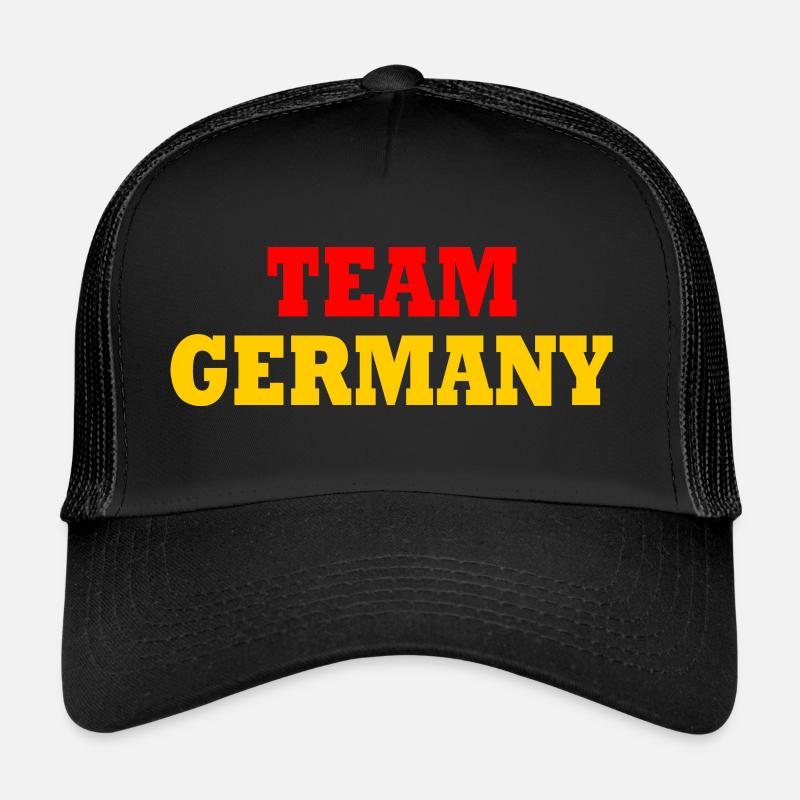 Team germany - Trucker Cap - Schwarz/Schwarz