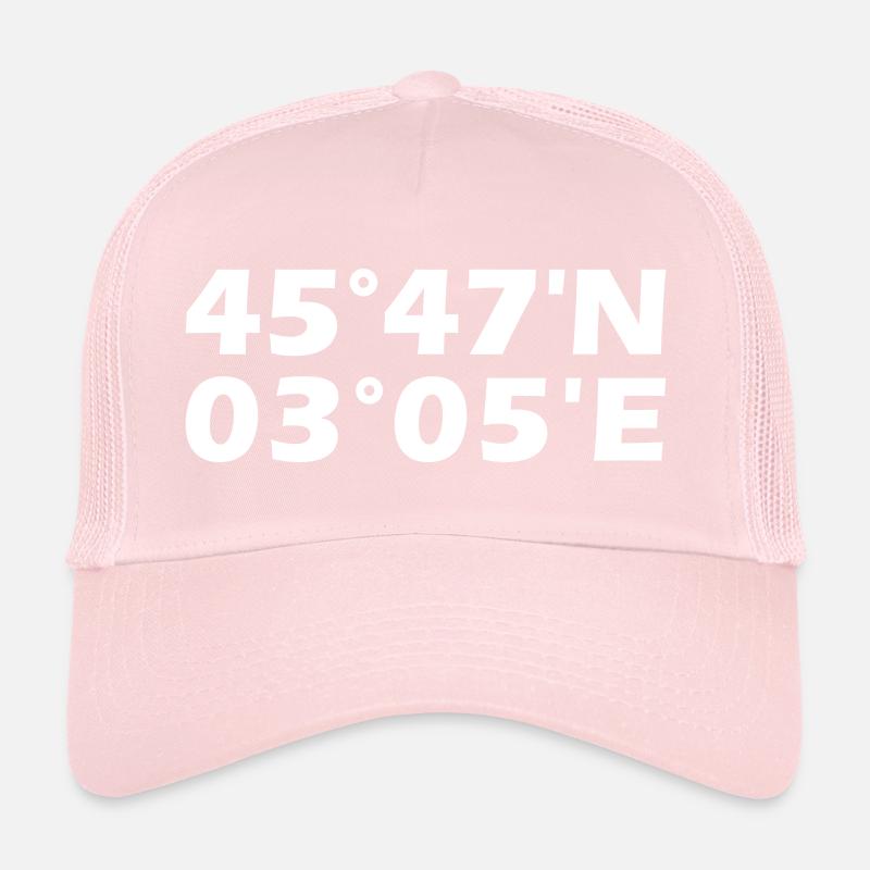 Coordonnées clermont-ferrand Casquette trucker 