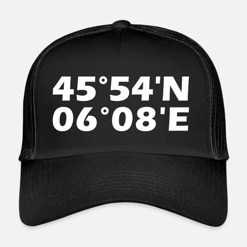 Coordonnées d’Annecy Casquette trucker 