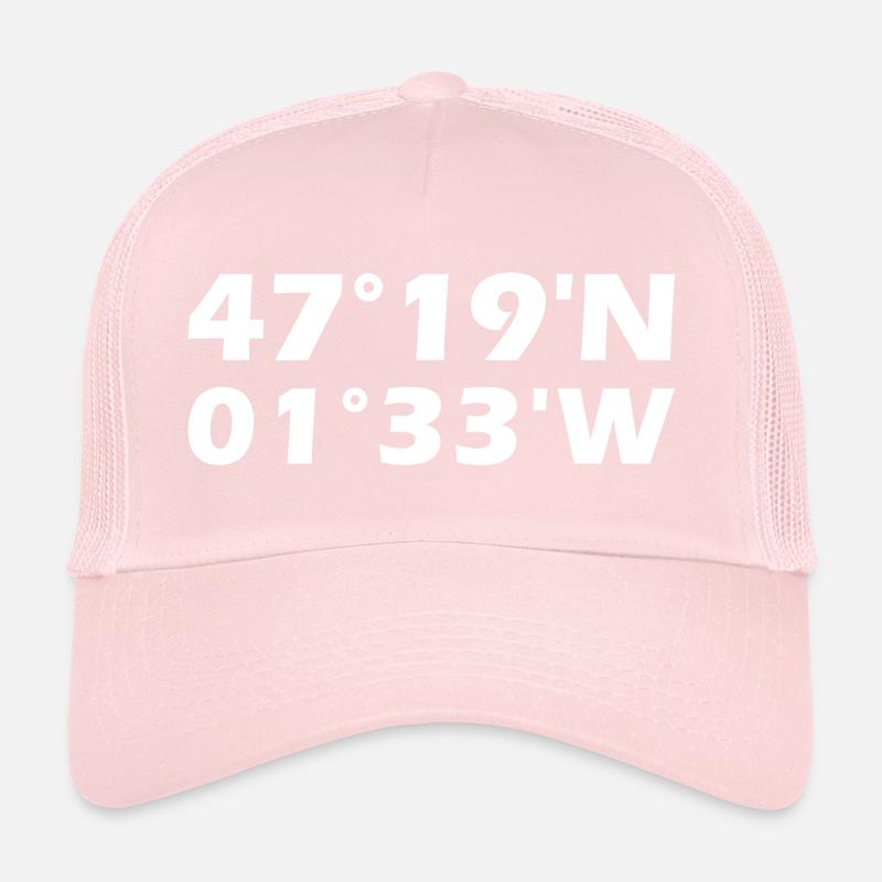 Nantes Coordinates Trucker Cap