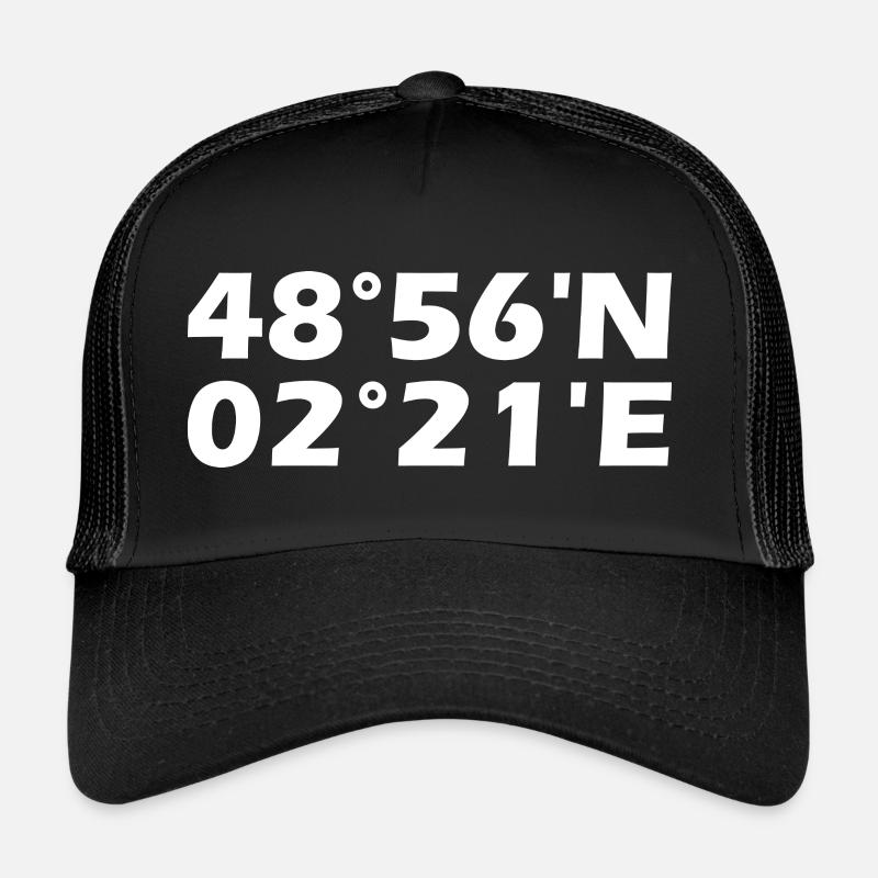 Coordonnées de Saint-Denis Casquette trucker 