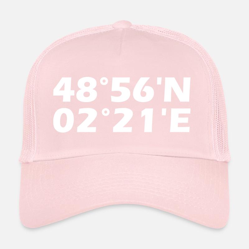 Coordonnées de Saint-Denis Casquette trucker 