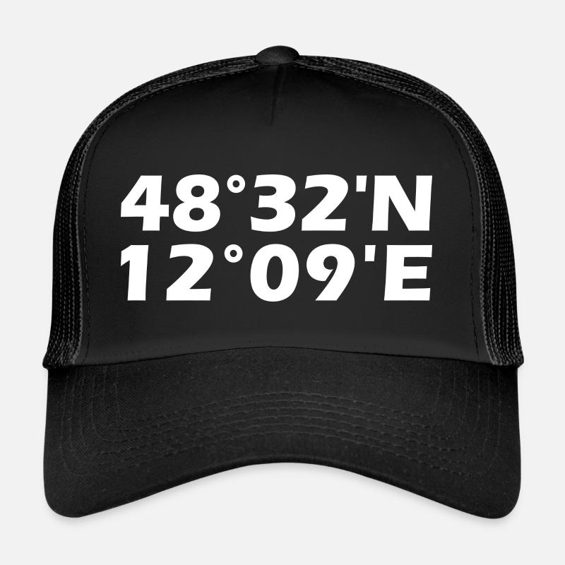 Landshut coordinates Trucker Cap