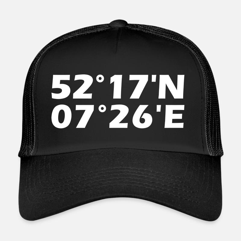 Rheine coordinates Trucker Cap