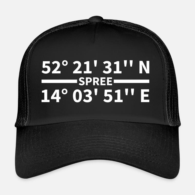 Spree Koordinaten Trucker Cap