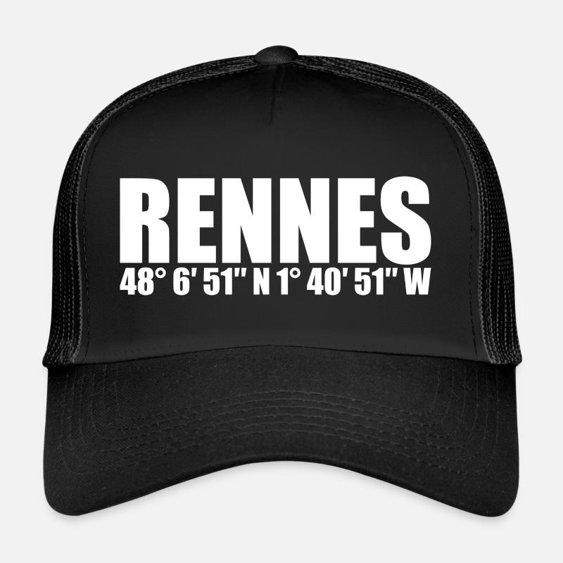 Coordonnées de Rennes Casquette trucker 