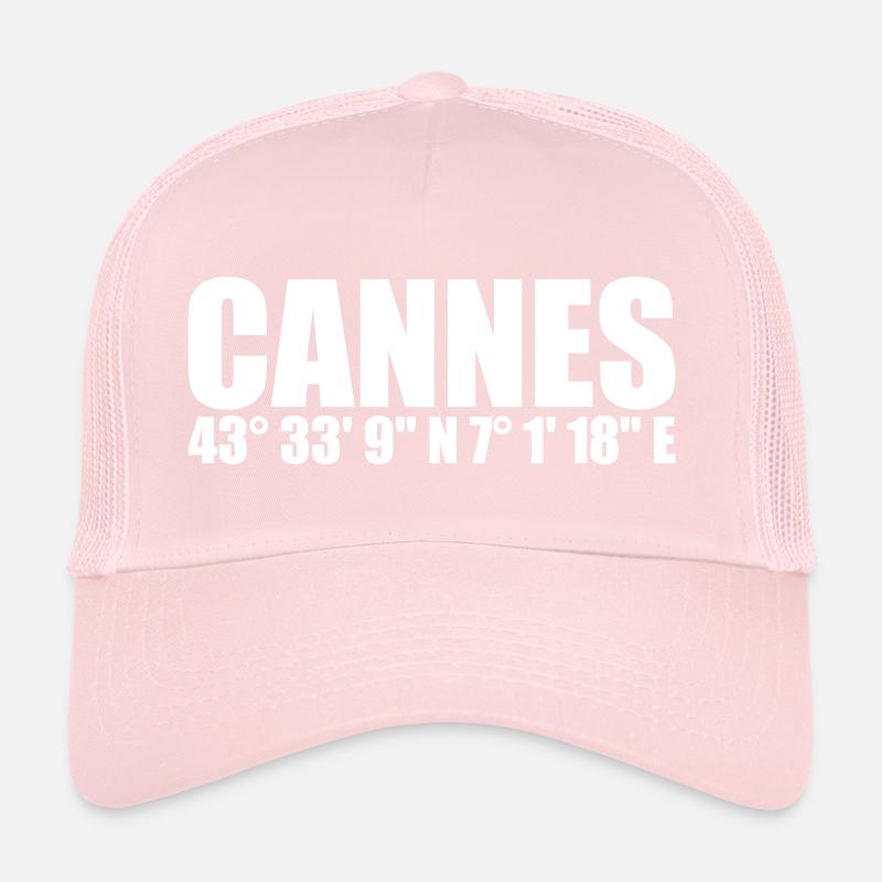 Cannes coordinates Trucker Cap
