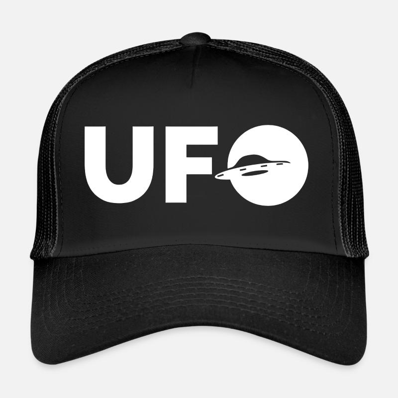 Ufo - Trucker Cap - Schwarz/Schwarz