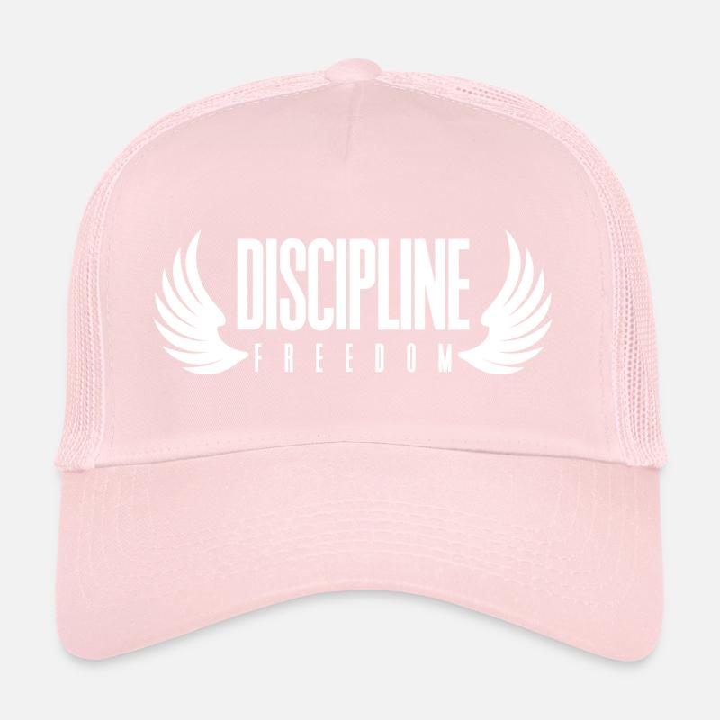 Discipline Freedom Work Ethic Hard Worker Freedom Trucker Cap