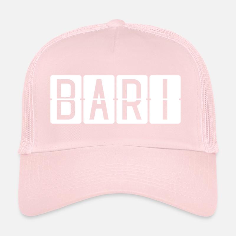 Panneau de l’aéroport de Bari Casquette trucker 
