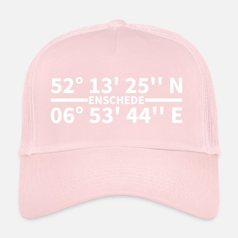 Enschede coordinates Trucker Cap