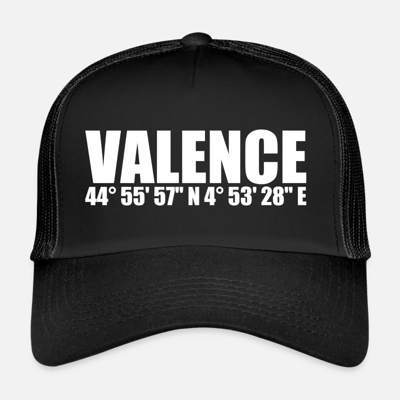 Coordonnées de valence Casquette trucker 