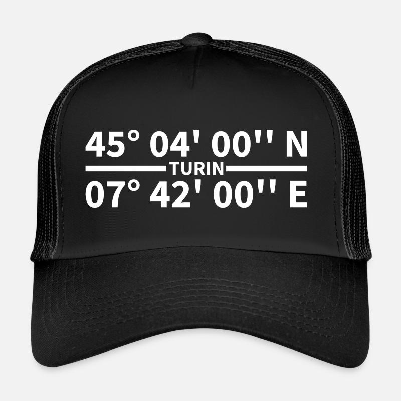 Coordonnées de Turin Casquette trucker 